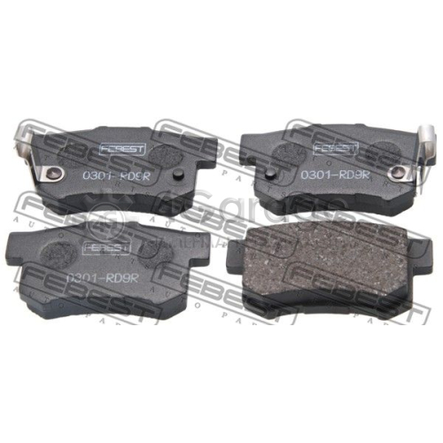 FEBEST 0301RD9R Комплект тормозных колодок дисковый тормоз в Красноярске