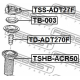 FEBEST TSHBACR50 Защитный колпак / пыльник амортизатор