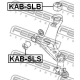 FEBEST KABSLS Подвеска рычаг независимой подвески колеса