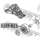 FEBEST 0288R51 Паразитный / ведущий ролик поликлиновой ремень