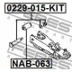 FEBEST 0229015KIT Болт регулировки развала колёс