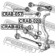 FEBEST CRAB021 Подвеска рычаг независимой подвески колеса