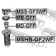 FEBEST MSSGF3WF Подвеска амортизатор