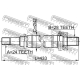 FEBEST 0512M316MT Приводной вал