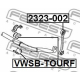 FEBEST VWSB002 Втулка стабилизатор