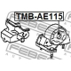 FEBEST TMBAE115 Подвеска двигатель