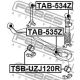 FEBEST TAB535Z Подвеска рычаг независимой подвески колеса