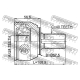 FEBEST 2110CA216 Шарнирный комплект приводной вал