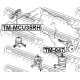 FEBEST TMMCU35RH Подвеска двигатель