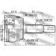 FEBEST 0110ASV50LA48 Шарнирный комплект приводной вал