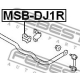 FEBEST MSBDJ1R Опора стабилизатор в Красноярске