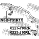 FEBEST NSBT31R17 Опора стабилизатор