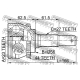 FEBEST 0210V10A44 Шарнирный комплект приводной вал