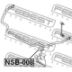 FEBEST NSB008 Опора стабилизатор