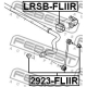 FEBEST 2923FLIIR Тяга / стойка стабилизатор