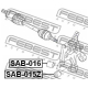 FEBEST SAB015Z Втулка рычаг колесной подвески