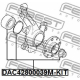 FEBEST DAC42800039MKIT Комплект подшипника ступицы колеса