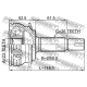 FEBEST 01101NZFE Шарнирный комплект приводной вал