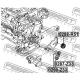 FEBEST 0287Z33 Натяжной ролик поликлиновой ремень