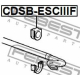 FEBEST CDSBESCIIIF Опора стабилизатор