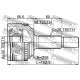 FEBEST 0110ZRE142A48 Шарнирный комплект приводной вал