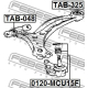 FEBEST 0120MCU15F Шарнир независимой подвески / поворотного рычага