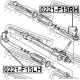 FEBEST 0221F15LH Наконечник поперечной рулевой тяги