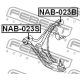 FEBEST NAB023S Подвеска рычаг независимой подвески колеса