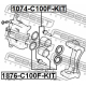 FEBEST 1074C100FKIT Направляющий болт корпус скобы тормоза