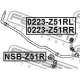 FEBEST 0223Z51RR Тяга / стойка стабилизатор