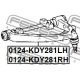 FEBEST 0124KDY281RH Рычаг независимой подвески колеса подвеска колеса