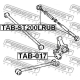 FEBEST TABST200LRUB Подвеска рычаг независимой подвески колеса