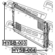 Подвеска радиатор FEBEST HYSB003 в Нижнем Новгороде
