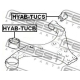 FEBEST HYABTUCB Подвеска рычаг независимой подвески колеса