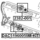 FEBEST DAC51960050MKIT Комплект подшипника ступицы колеса