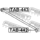 FEBEST TAB443 Подвеска рычаг независимой подвески колеса