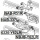 FEBEST 0220Y62LR Шарнир независимой подвески / поворотного рычага