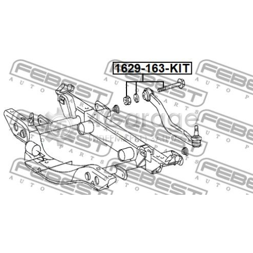 FEBEST 1629163KIT Болт регулировки развала колёс