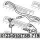 FEBEST 0123010 Тяга / стойка стабилизатор
