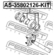 FEBEST AS35802126KIT Подшипник приводной вал