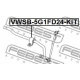 FEBEST VWSB5G1FD24KIT Втулка стабилизатор