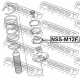 FEBEST NSSM12F Подвеска амортизатор