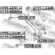 FEBEST 0725AERLH Рычаг независимой подвески колеса подвеска колеса