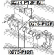 FEBEST 0274P12FKIT Направляющий болт корпус скобы тормоза