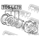 FEBEST TOSLC70 Ремкомплект поворотный кулак