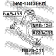 FEBEST NAB134135KIT Подвеска рычаг независимой подвески колеса