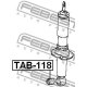 FEBEST TAB118 Дистанционная труба амортизатор