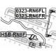 FEBEST HSBRN8F Опора стабилизатор