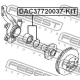 FEBEST DAC37720037KIT Комплект подшипника ступицы колеса