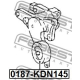 FEBEST 0187KDN145 Натяжной ролик поликлиновой ремень